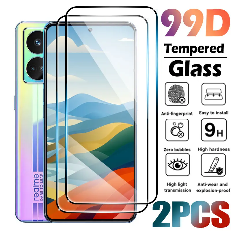 Realme C67 - 2 stuks gehard glas voor Realme