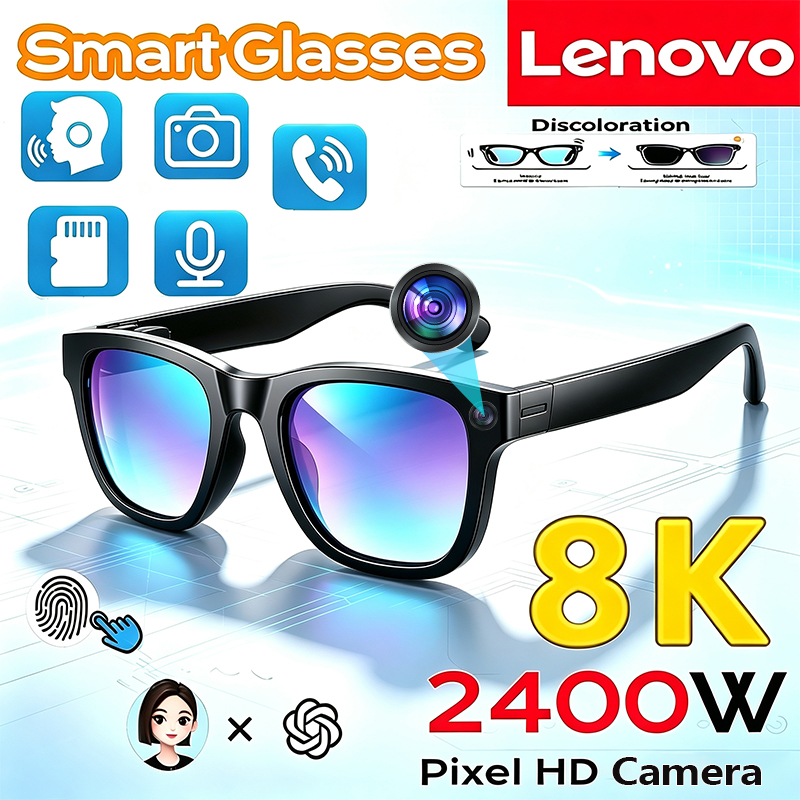 Smart Glasses Lens - Lenovo AI Smart Glasses Bluetooth Vertaling