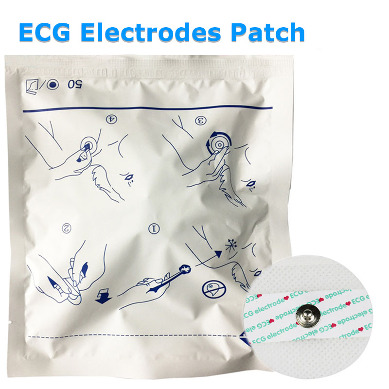 Ecg Patch Monitor - 50 Stuks Wegwerp Ecg Monitor Ecg