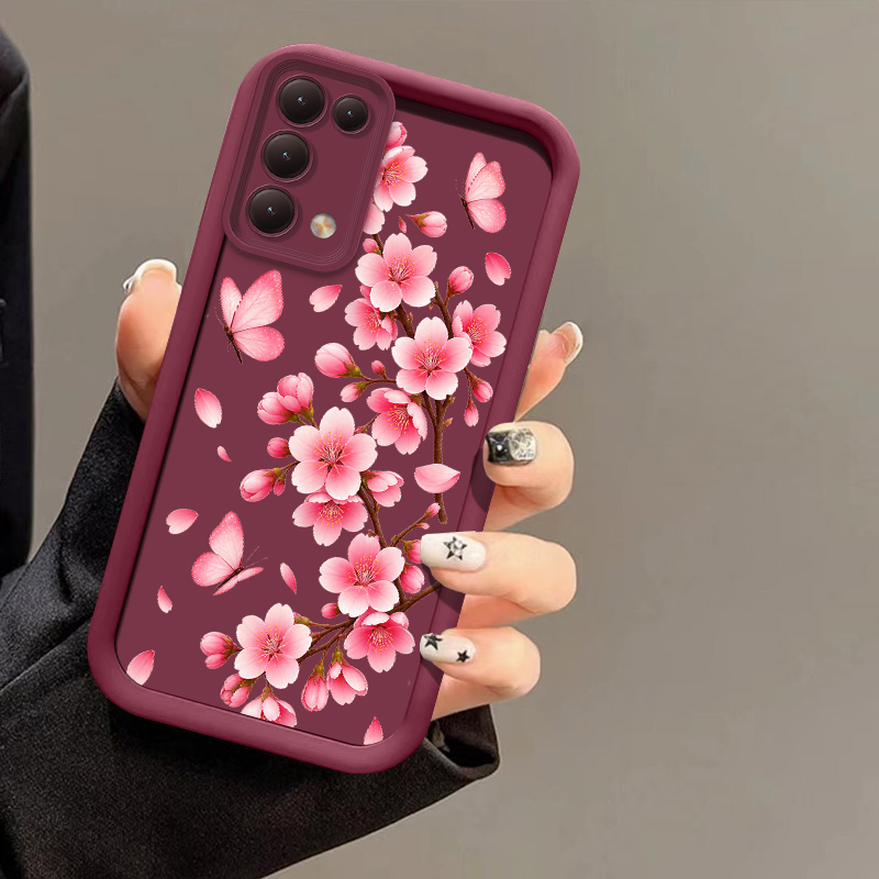 Roze bloemenprint telefoonhoes - Realme Note 50 recensie en prijs