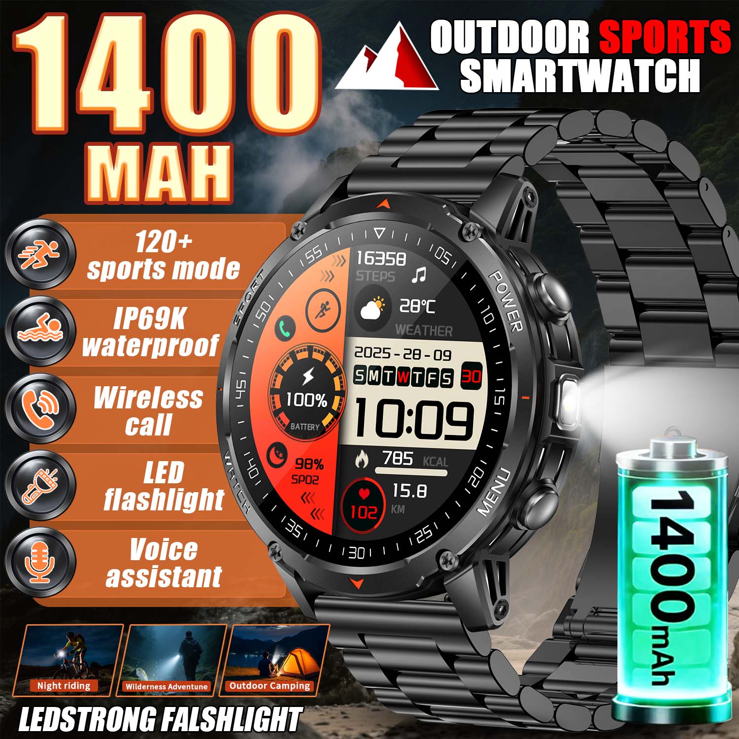 2026 NIEUW Smartwatch T-rex3 1 - Smart Insole Pressure recensie en prijs